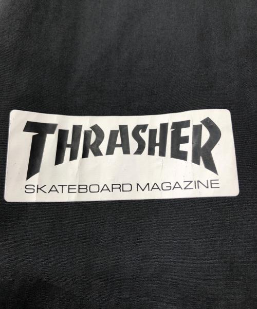 New Era×THRASHER（ニューエラ×スラッシャー）New Era×THRASHER (ニューエラ×スラッシャー) コーチジャケット ブラック サイズ:Lの古着・服飾アイテム