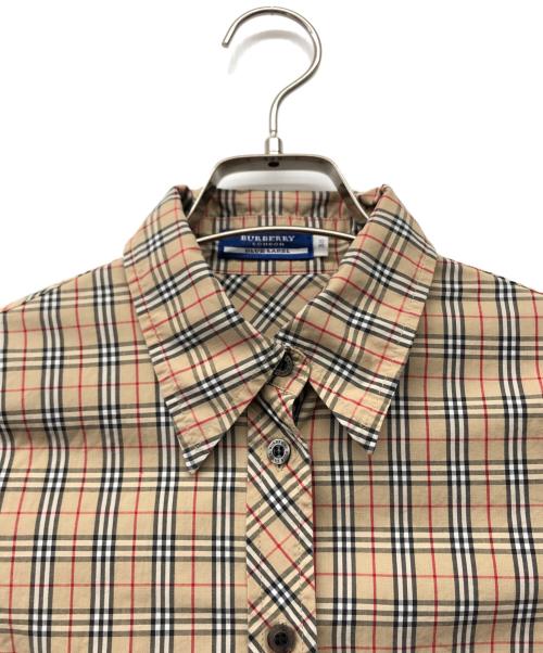 BURBERRY BLUE LABEL（バーバリーロンドンブルーレーベル）BURBERRY BLUE LABEL (バーバリーロンドンブルーレーベル) 半袖シャツ ベージュ サイズ:38の古着・服飾アイテム