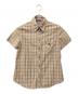 BURBERRY BLUE LABEL（バーバリーロンドンブルーレーベル）の古着「半袖シャツ」｜ベージュ