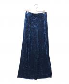 STUNNING LUREスタニングルアー）の古着「ベロアパンツ」｜ネイビー