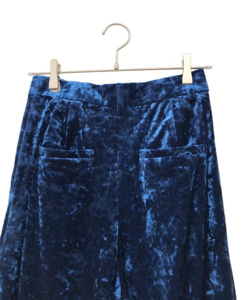 STUNNING LURE（スタニングルアー）STUNNING LURE (スタニングルアー) ベロアパンツ ネイビー サイズ:1の古着・服飾アイテム