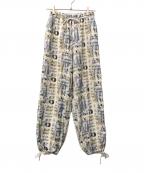 STUNNING LUREスタニングルアー）の古着「イージーパンツ」｜アイボリー×ブルー