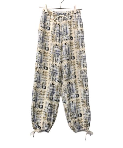 STUNNING LURE（スタニングルアー）STUNNING LURE (スタニングルアー) イージーパンツ アイボリー×ブルー サイズ:1の古着・服飾アイテム