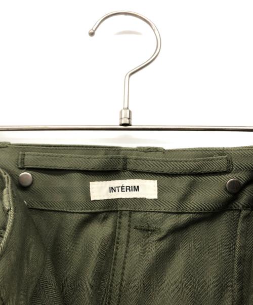 INTERIM（インテリム）INTERIM (インテリム) SUPIMA HERRINGBONE M-43 FIELD TROUSERSSUPIMA HERRINGBONE M-43 FIELD TROUSERS オリーブ サイズ:3の古着・服飾アイテム