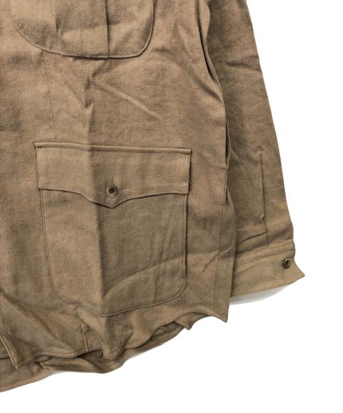 221 VILLAGE（ニーニーイチビレッジ）221 VILLAGE (ニーニーイチビレッジ) SILK LINEN SAFARI SHIRTJACKET カーキ サイズ:2の古着・服飾アイテム