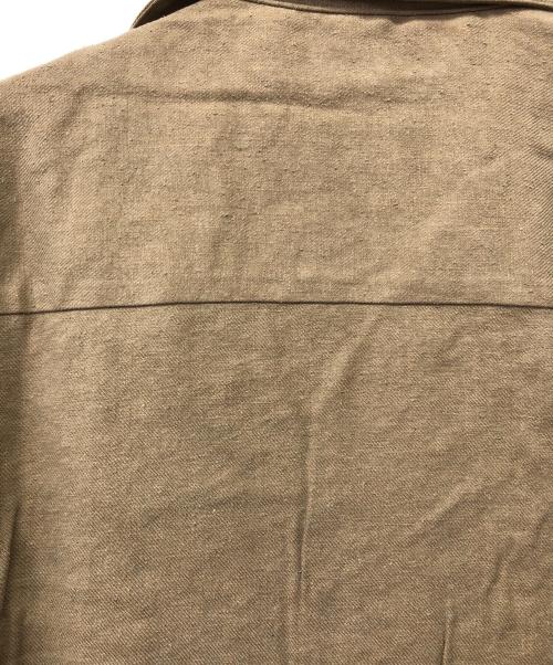 221 VILLAGE（ニーニーイチビレッジ）221 VILLAGE (ニーニーイチビレッジ) SILK LINEN SAFARI SHIRTJACKET カーキ サイズ:2の古着・服飾アイテム