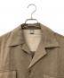中古・古着 221 VILLAGE (ニーニーイチビレッジ) SILK LINEN SAFARI SHIRTJACKET カーキ サイズ:2：12000円