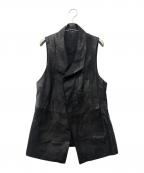 JULIUSユリウス）の古着「ジレ」｜ブラック