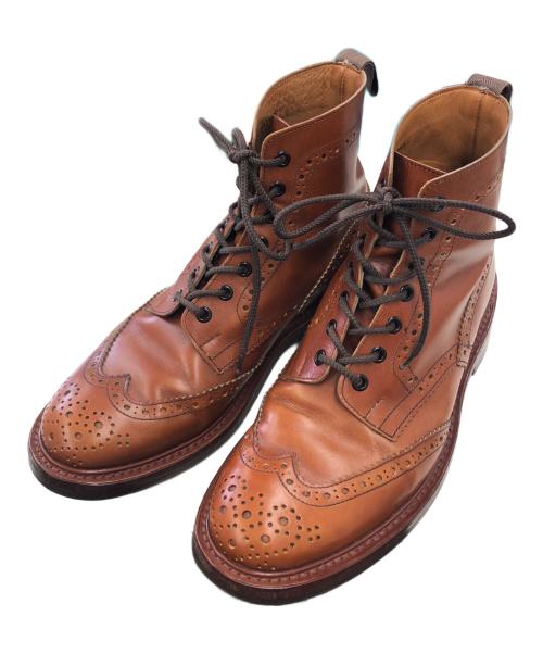 Tricker's（トリッカーズ）Tricker's (トリッカーズ) レースアップブーツ ブラウン サイズ:8.5の古着・服飾アイテム