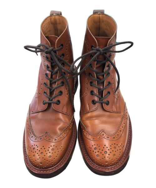 Tricker's（トリッカーズ）Tricker's (トリッカーズ) レースアップブーツ ブラウン サイズ:8.5の古着・服飾アイテム