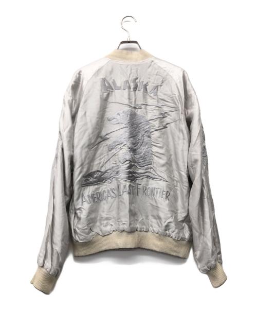 テーラー東洋（テーラートウヨウ）テーラー東洋 (テーラートウヨウ) BEAMS (ビームス) リバーシブルスカジャン ブラック×ライトグレー サイズ:Mの古着・服飾アイテム