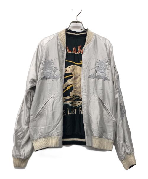 テーラー東洋（テーラートウヨウ）テーラー東洋 (テーラートウヨウ) BEAMS (ビームス) リバーシブルスカジャン ブラック×ライトグレー サイズ:Mの古着・服飾アイテム