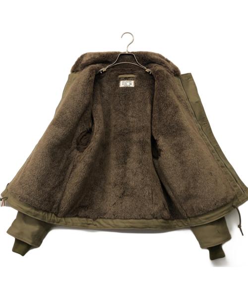HOUSTON（ヒューストン）HOUSTON (ヒューストン) N-1デッキジャケット カーキ サイズ:38の古着・服飾アイテム