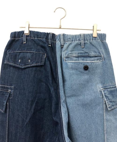 etsinta（エシンタ）etsinta (エシンタ) ドッキングデニムパンツ インディゴ サイズ:ONEの古着・服飾アイテム