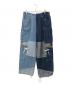 etsinta（エシンタ）の古着「ドッキングデニムパンツ」｜インディゴ