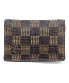 LOUIS VUITTON（ルイ ヴィトン）の古着「カードケース オーガナイザー・ドゥ・ポッシュ」｜ブラウン