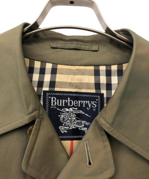Burberry's（バーバリー）Burberry's (バーバリーズ) ステンカラーコート グリーン サイズ:160cmの古着・服飾アイテム