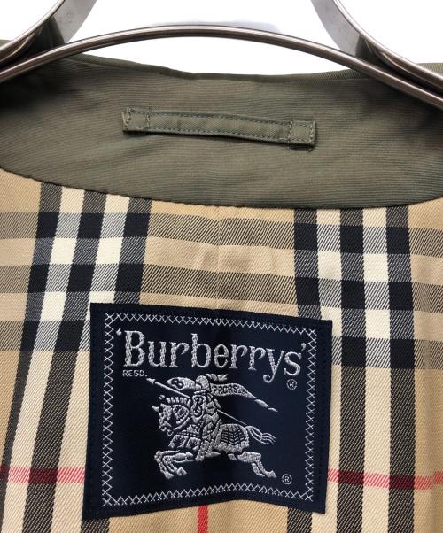 Burberry's（バーバリー）Burberry's (バーバリーズ) ステンカラーコート グリーン サイズ:160cmの古着・服飾アイテム