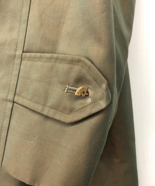 Burberry's（バーバリー）Burberry's (バーバリーズ) ステンカラーコート グリーン サイズ:160cmの古着・服飾アイテム