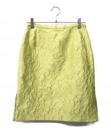 49AV junko shimada（フォーティーナインアベニュージュンコシマダ）の古着「ミニスカート」｜イエロー