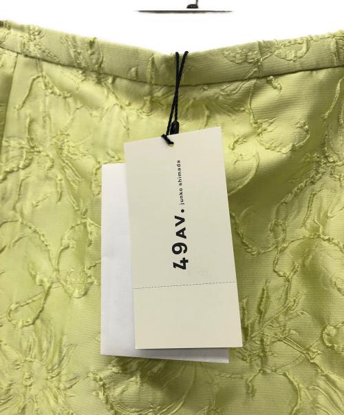 49AV junko shimada（フォーティーナインアベニュージュンコシマダ）49AV junko shimada (フォーティーナインアベニュージュンコシマダ) ミニスカート イエロー サイズ:40 未使用品の古着・服飾アイテム