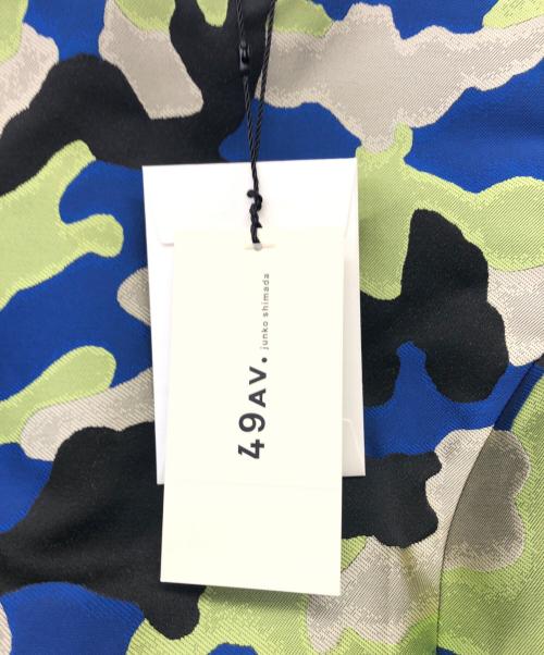 49AV junko shimada（フォーティーナインアベニュージュンコシマダ）49AV junko shimada (フォーティーナインアベニュージュンコシマダ) ワンピース ネイビー×グレー サイズ:40 未使用品の古着・服飾アイテム