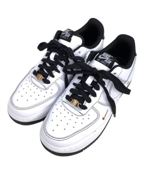 NIKE（ナイキ）NIKE (ナイキ) W AIR FORCE 1 '07 MINI JEWEL ホワイト×ブラック サイズ:23.5cmの古着・服飾アイテム