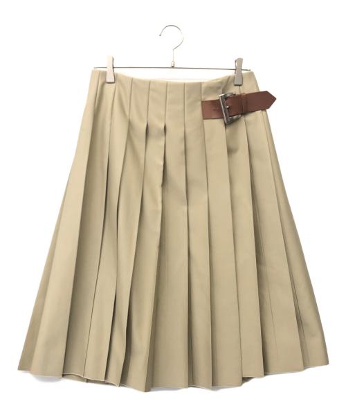 MADISON BLUE（マディソンブルー）MADISON BLUE (マディソンブルー) プリーツスカート ベージュ サイズ:Sの古着・服飾アイテム