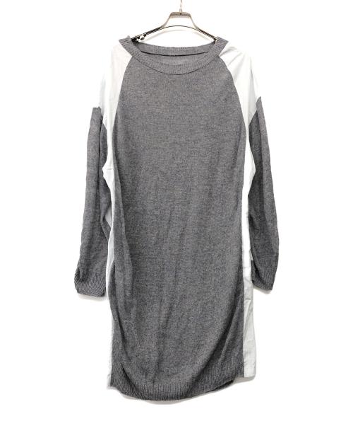 Y's（ワイズ）Y's (ワイズ) ニットワンピース グレー サイズ:2の古着・服飾アイテム