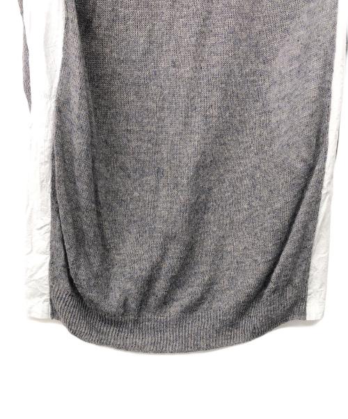 Y's（ワイズ）Y's (ワイズ) ニットワンピース グレー サイズ:2の古着・服飾アイテム