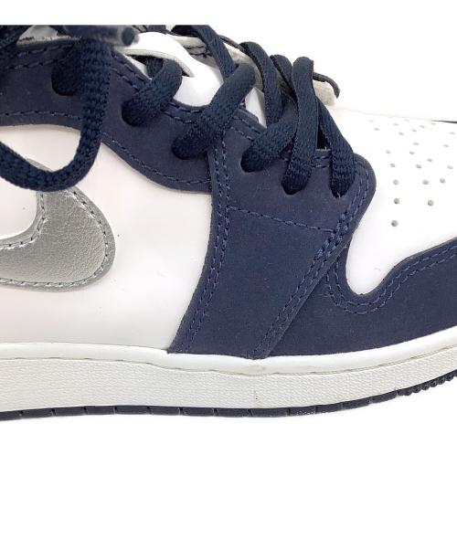 NIKE（ナイキ）NIKE (ナイキ) Air Jordan 1 High OG CO.JP ホワイト×ネイビー サイズ:24.5cmの古着・服飾アイテム