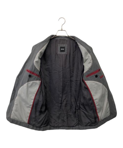 HUGO BOSS（ヒューゴ ボス）HUGO BOSS (ヒューゴ ボス) テーラードジャケット グレー サイズ:46の古着・服飾アイテム