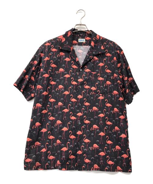 Schott（ショット）Schott (ショット) 半袖シャツ ブラック サイズ:XLの古着・服飾アイテム