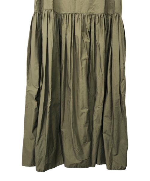 universal tissu（ユニバーサルティシュ）universal tissu (ユニバーサルティシュ) ノースリーブワンピース オリーブ サイズ:不明の古着・服飾アイテム