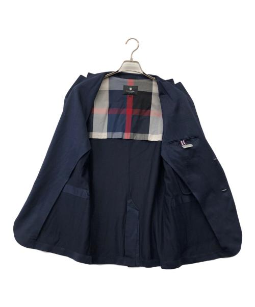 BLACK LABEL CRESTBRIDGE（ブラックレーベル クレストブリッジ）BLACK LABEL CRESTBRIDGE (ブラックレーベル クレストブリッジ) テーラードジャケット ネイビー サイズ:Lの古着・服飾アイテム