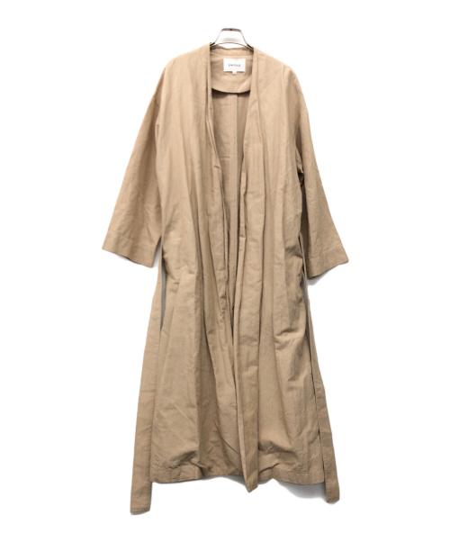 ENFOLD（エンフォルド）ENFOLD (エンフォルド) ガウンコート ベージュ サイズ:38の古着・服飾アイテム