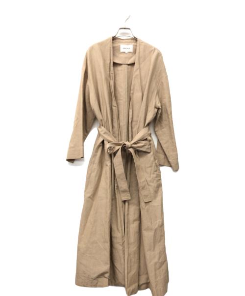 ENFOLD（エンフォルド）ENFOLD (エンフォルド) ガウンコート ベージュ サイズ:38の古着・服飾アイテム