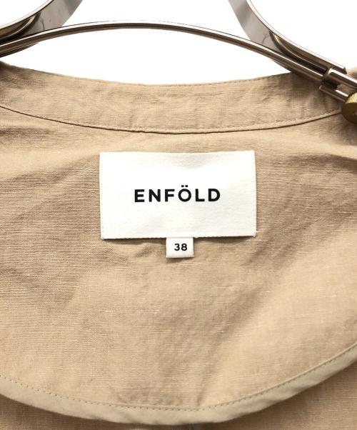 ENFOLD（エンフォルド）ENFOLD (エンフォルド) ガウンコート ベージュ サイズ:38の古着・服飾アイテム