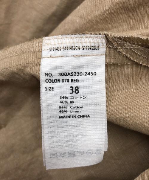 ENFOLD（エンフォルド）ENFOLD (エンフォルド) ガウンコート ベージュ サイズ:38の古着・服飾アイテム