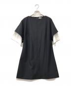 ENFOLDエンフォルド）の古着「半袖カットソー」｜ブラック