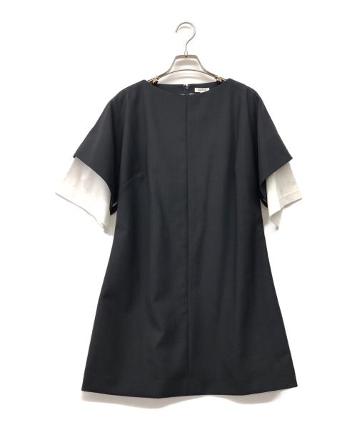 ENFOLD（エンフォルド）ENFOLD (エンフォルド) 半袖カットソー ブラック サイズ:M 未使用品の古着・服飾アイテム