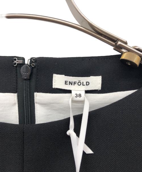 ENFOLD（エンフォルド）ENFOLD (エンフォルド) 半袖カットソー ブラック サイズ:M 未使用品の古着・服飾アイテム
