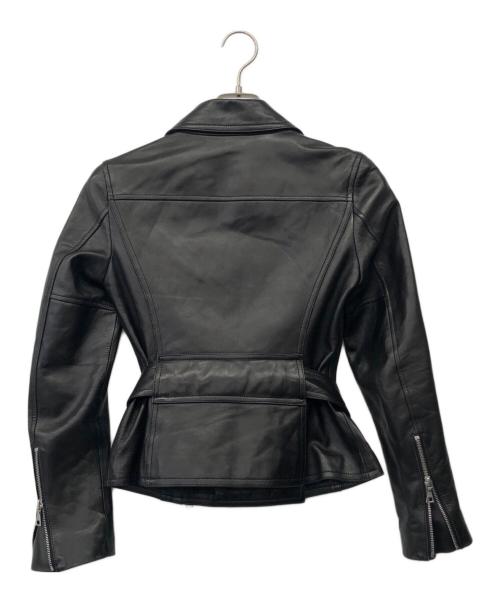 theory（セオリー）theory (セオリー) ライダースジャケット ブラック サイズ:Ｐの古着・服飾アイテム