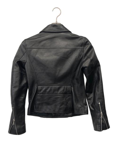 theory（セオリー）theory (セオリー) ライダースジャケット ブラック サイズ:Ｐの古着・服飾アイテム