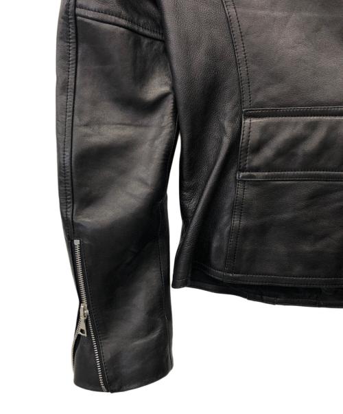 theory（セオリー）theory (セオリー) ライダースジャケット ブラック サイズ:Ｐの古着・服飾アイテム