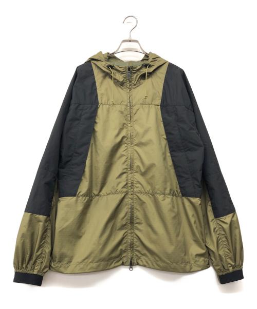 THE NORTHFACE PURPLELABEL（ザ・ノースフェイス パープルレーベル）THE NORTHFACE PURPLELABEL (ザ・ノースフェイス パープルレーベル) Mountain Wind Parka オリーブ×ブラック サイズ:Mの古着・服飾アイテム