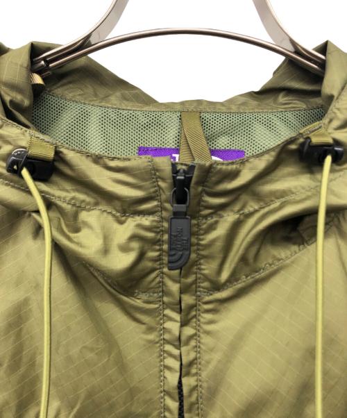 THE NORTHFACE PURPLELABEL（ザ・ノースフェイス パープルレーベル）THE NORTHFACE PURPLELABEL (ザ・ノースフェイス パープルレーベル) Mountain Wind Parka オリーブ×ブラック サイズ:Mの古着・服飾アイテム