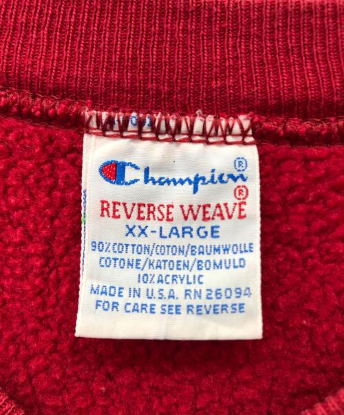Champion REVERSE WEAVE（チャンピオン リバース ウィーブ）Champion REVERSE WEAVE (チャンピオン リバース ウィーブ) スウェット レッド サイズ:XXLの古着・服飾アイテム