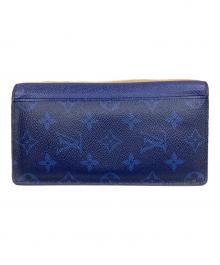 LOUIS VUITTON（ルイ ヴィトン）の古着「ポルトフォイユ ブラザ」｜ブルー