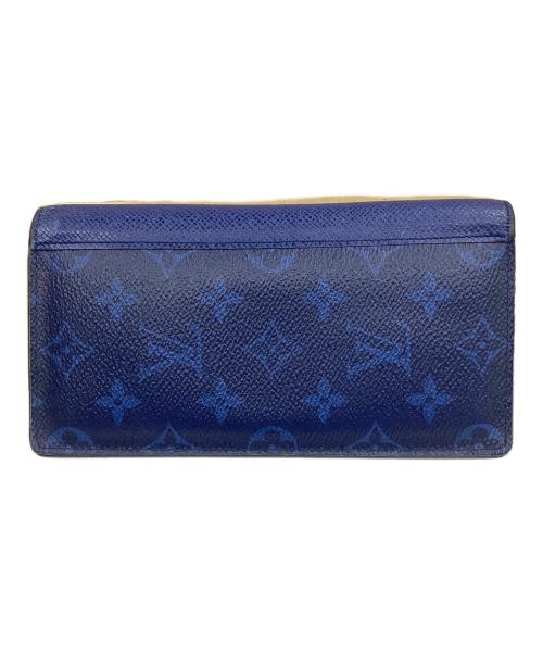 LOUIS VUITTON（ルイ ヴィトン）LOUIS VUITTON (ルイ ヴィトン) ポルトフォイユ ブラザ ブルーの古着・服飾アイテム